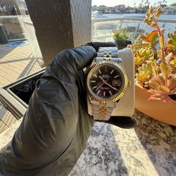 Date Just Two Tone 41mm Rolex