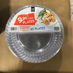 Plastic Plates 9” 45CT