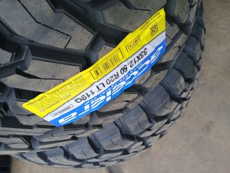 New set of tires 33 1250 20 lt