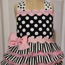 🩷🖤🩷NEW MUDPIE BOUTIQUE OUTFIT SZ 2T