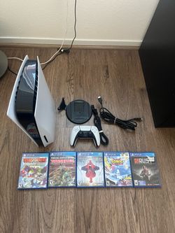 PS5 with games