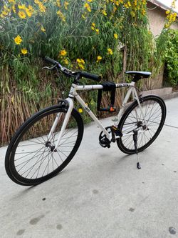 Golden Cycles White Single Speed Fixie Bike - 55 Frame Size