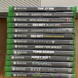 XBOX One And Kinect Sensor Bar With 13 Games 