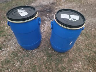 Food grade plastic barrel