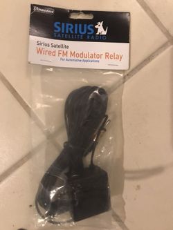 Sirius Satellite Radio Wired FM modulator Relay