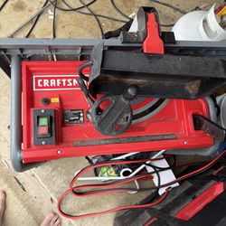 Craftsman 10” Table Saw w/ Stand – Ready to Use
