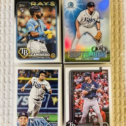 Tampa Bay Rays 180 Card Baseball Lot!