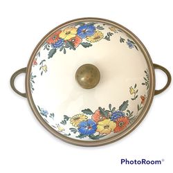 Vintage 1981 Floral M.kamenstein  Pot