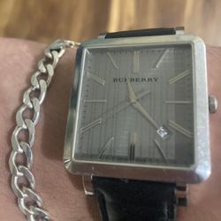 Burberry Leather Watch 