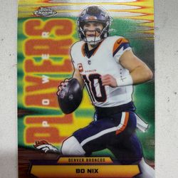 2025 Topps Chrome #PP-9 Bo Nix Power Players
