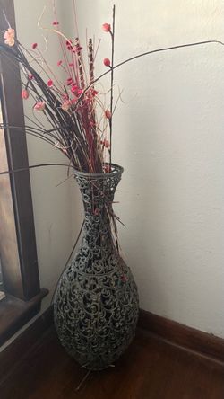 Metal Vase Home Decor Metal Flower Vase