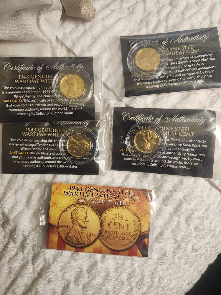 1943 , 24k Gold Plated