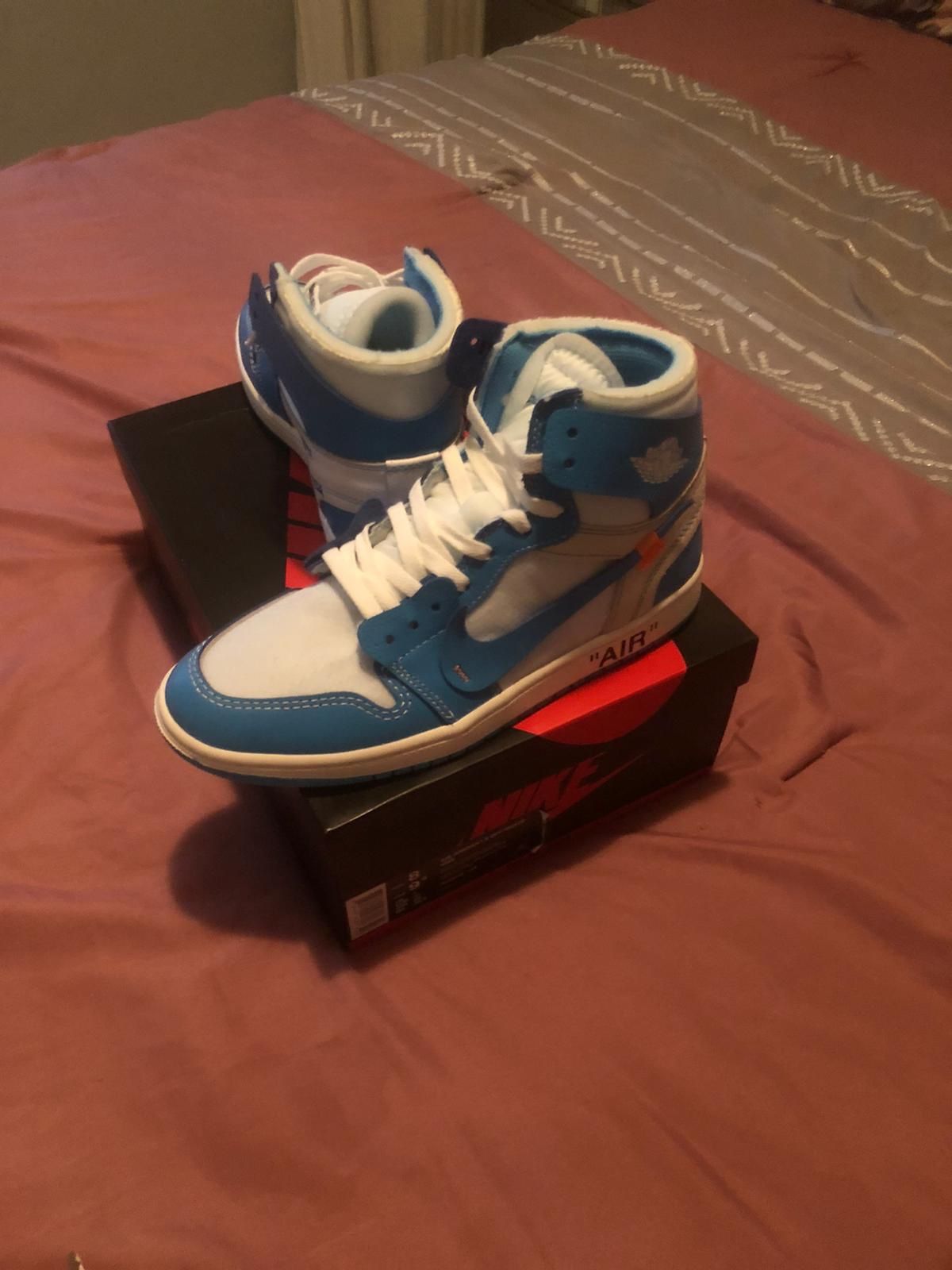 UNC Off White Air Jordan 1 size 8 and 9