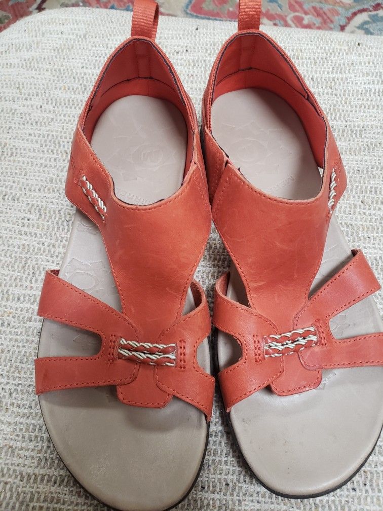 Merrill Flaxen Lychee Orange Leather - Main Image