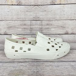 Vans UA Slip-On Trk Men Off White Rubber Shoes Size 13M (VN0A5HF8FS8)