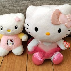2 Hello Kitty Plushies. Fontana Pickup. 