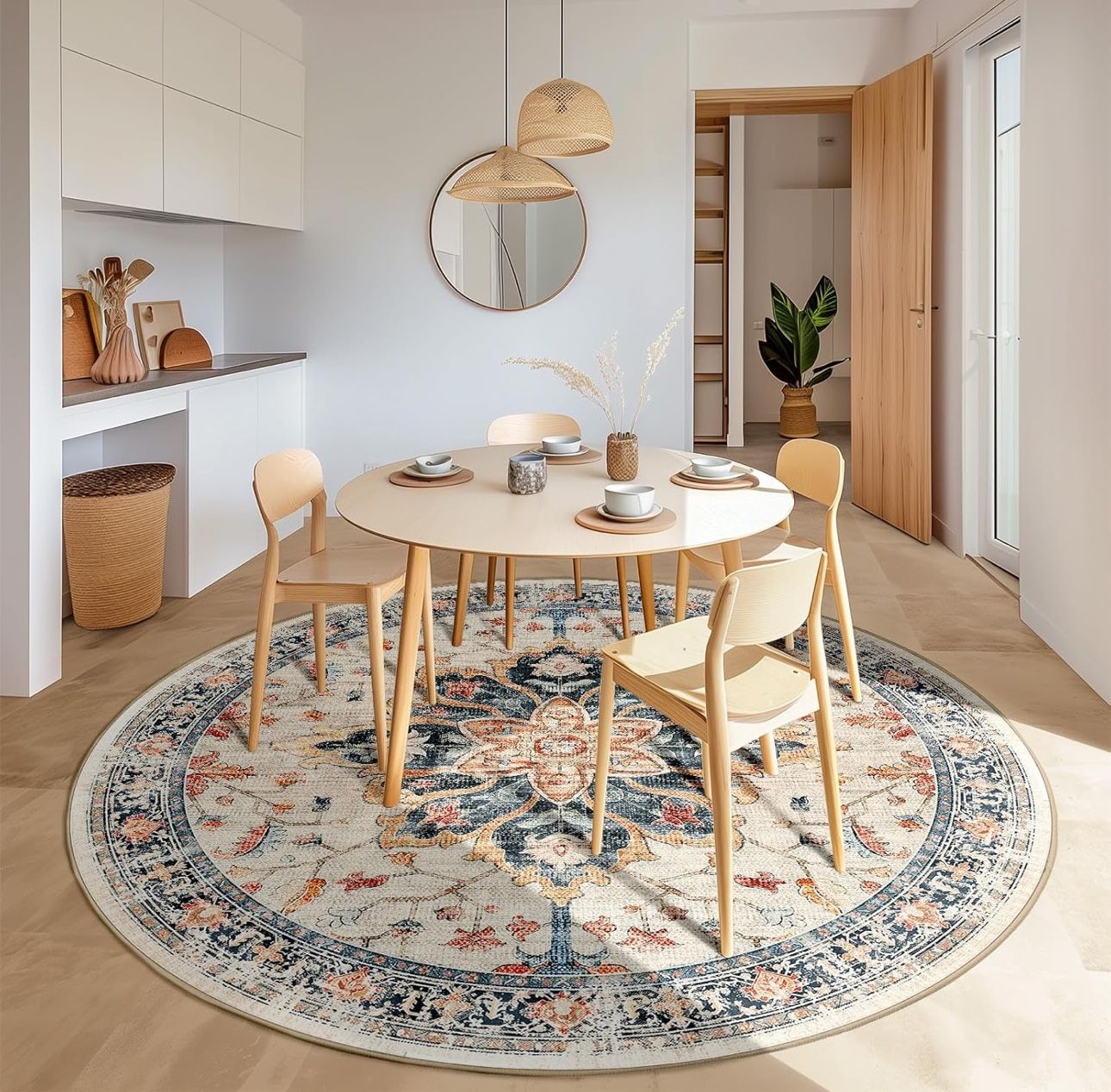 8’ “Washable” Area Rug