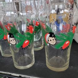 Vintage Big Boy Glasses X4