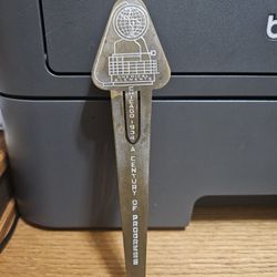 Chicago World's Fair Metal Bookmark/Letter Opener Vintage 
