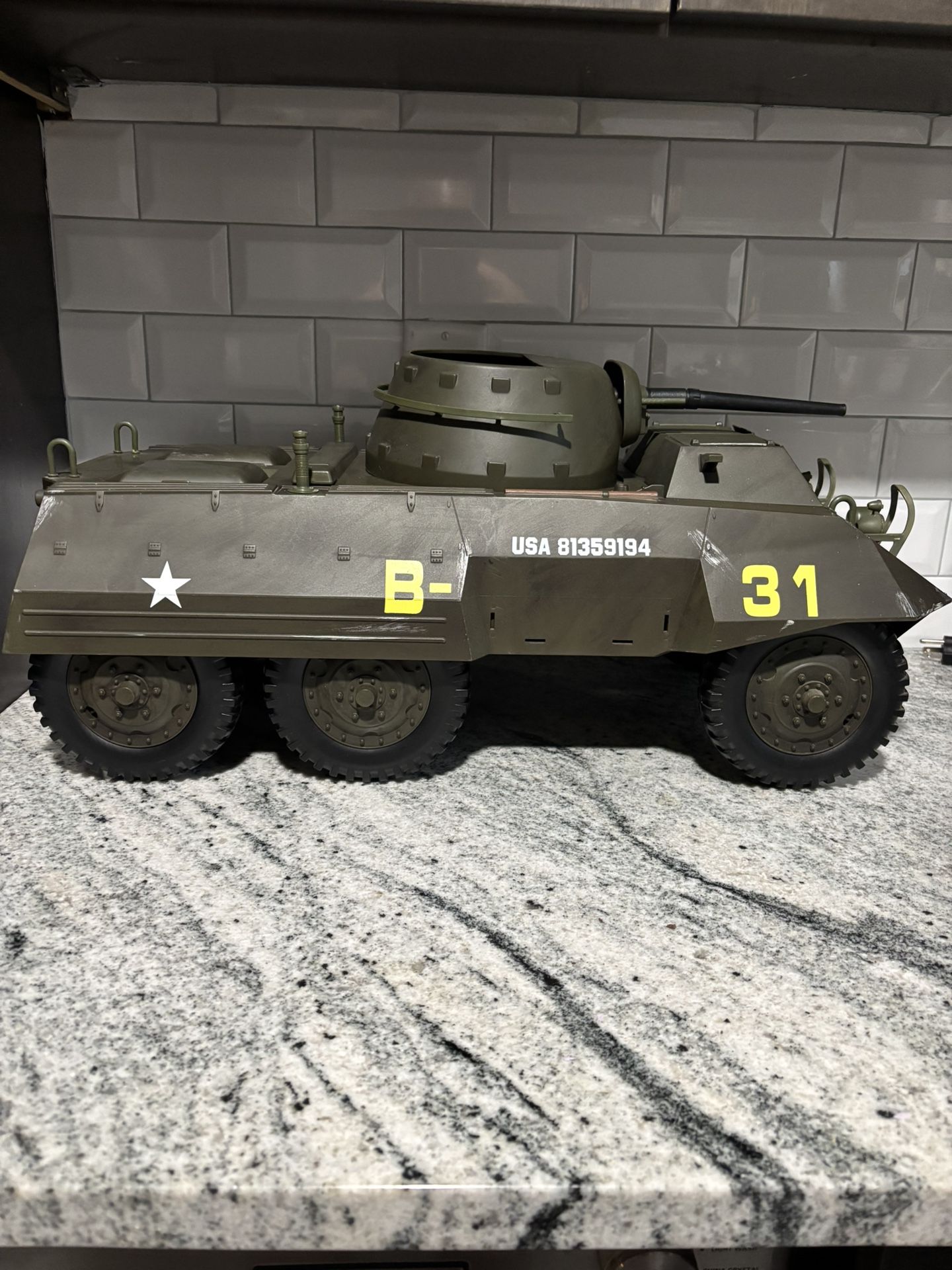 Hasbro 2000 GI Joe B-31 Light Armored Truck Vehicle Incomplete