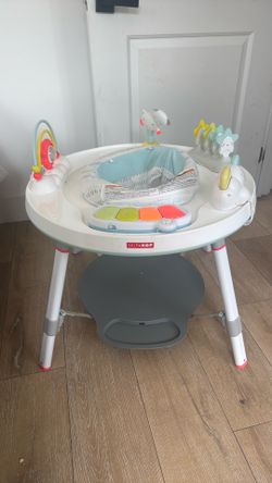 Skip Hop Baby Activity Center: Interactive Play Center with 3-Stage Grow-with-Me Functionality, 4mo+, Silver Lining Cloud