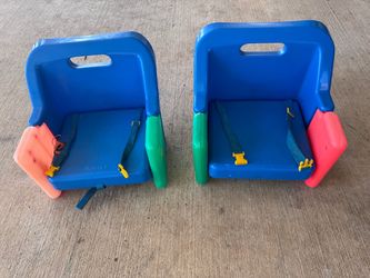 Vintage ‘safety first’ booster seats