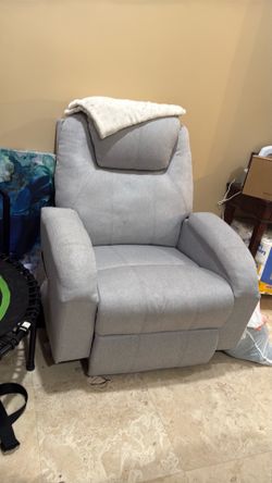 Cloth recliner chair