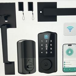 Keyless Entry Door Lock Deadbolt With Handle Set