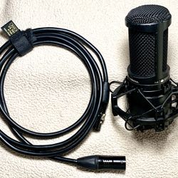 Audio Technica AT2020 Condenser Mic w/ Shock Mount