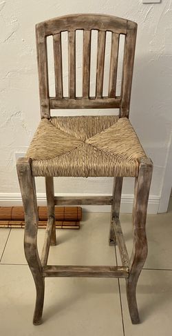 Rustic Wood Stool 30”