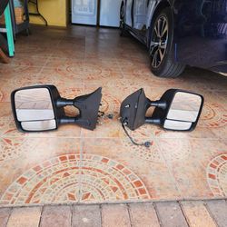 Power Truck Mirrors. Fits 2015 Nissan Trucks Titan and Frontier