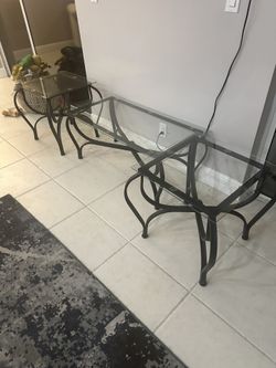 Coffee Table And End Table Set