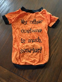 Halloween dog shirt size medium