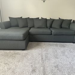Small Grey Couch 