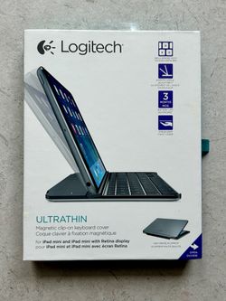 Logitech Y-R0048 Ultrathin iPad mini Retina keyboard bluetooth new open box