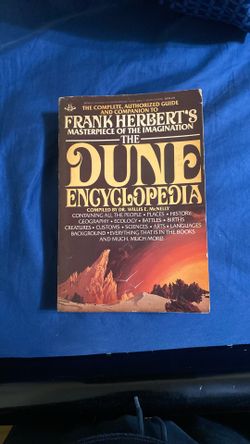 The Dune Encyclopedia-1984 Publishing Amazing Shape