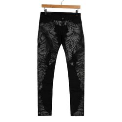 Women's GUCCI Black Denim Jeans with floral pattern Size 40