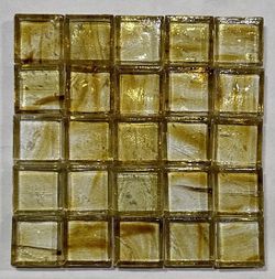 Gold Glass Mosaic 5/8” 