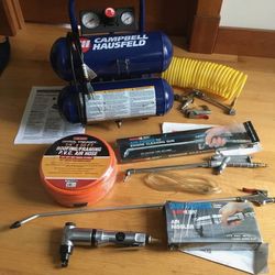 Assorted Lot of Air Compressor and Accessories