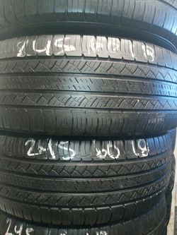 Michelin tires. 245=60=18. X arcadia nissan