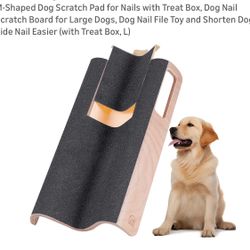 Dog Scratch Board With Treat Box
