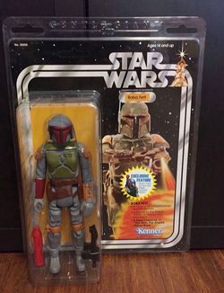 Star Wars Jumbo Kenner Gentle Giant Boba Fett Rocket Firing 12” Figure