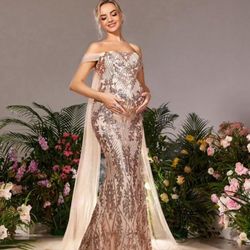 Elegant Pregnancy Dress 