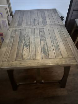 Wood Dining Table -Extendable