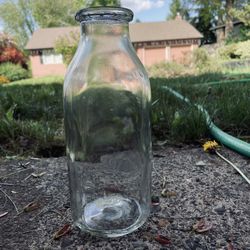 Antique Glass Milk Bottles