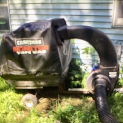 Leaf Vacuum craftsman ( Used Behind riding lawn Mower