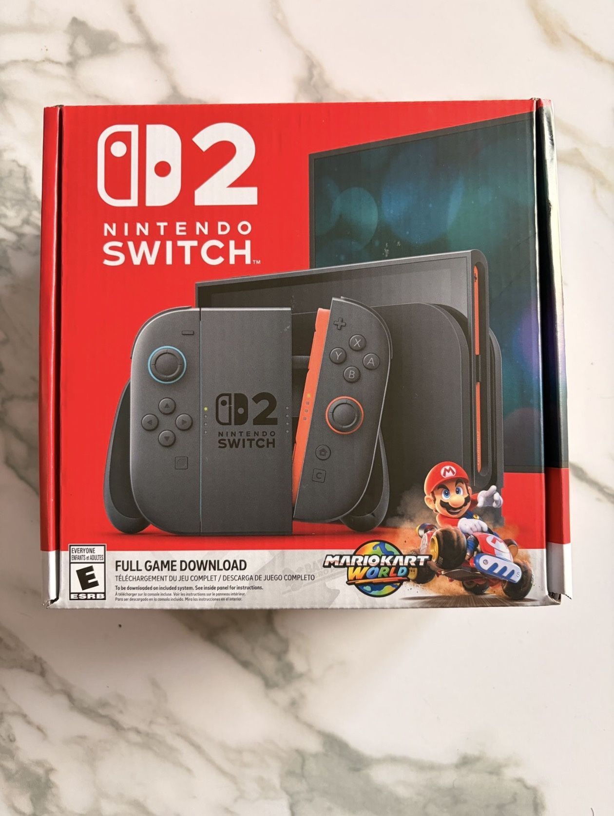 Brand New Nintendo Switch 2 With Mario Kart Bundle New Unopened