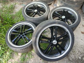 19 Inch Staggered TSW Mondello 5x114.3 Wheels (1 front wheel needs repair)
 G35 350z g37 370z  m35 m45 Gs300 rx8