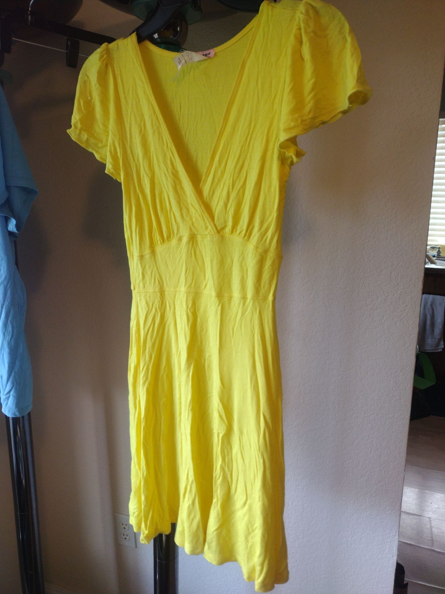 Papaya Vibrant Yellow Faux-Wrap