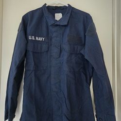 U.S. Navy 2POC Uniform Top (Blouse) – Small Regular